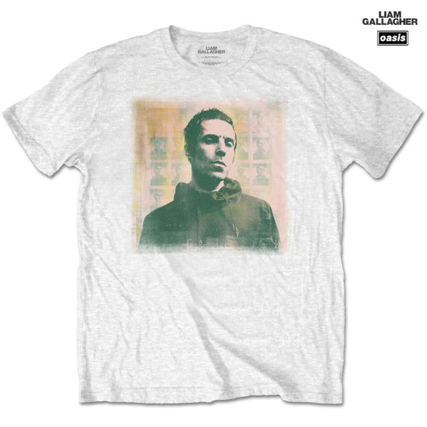 【お取り寄せ】Liam Gallagher (Oasis) / リアム・ギャラガー - ALBUM COVER Tシャツ(ホワイト)