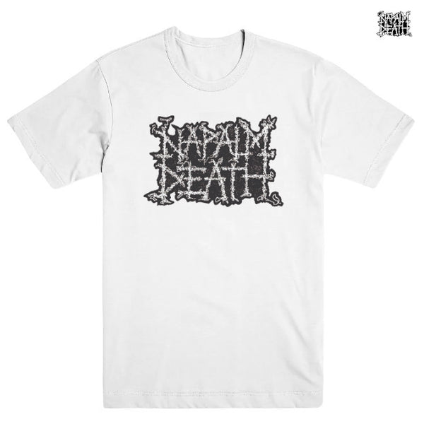 【お取り寄せ】Napalm Death /ナパーム・デス - LOGO Tシャツ(ホワイト)