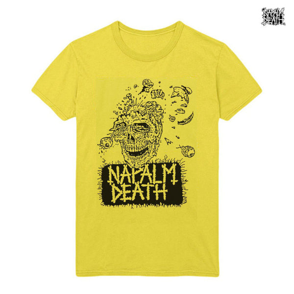 【お取り寄せ】Napalm Death /ナパーム・デス - HATRED SURGE Tシャツ (イエロー)