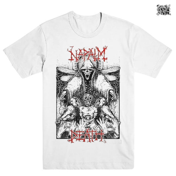 【お取り寄せ】Napalm Death /ナパーム・デス - HATRED SURGE Tシャツ (ホワイト)