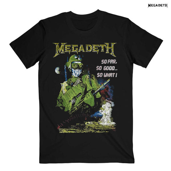 【お取り寄せ】Megadeth / メガデス - SFSGSW EXPLOSION VINTAGE Tシャツ (ブラック)
