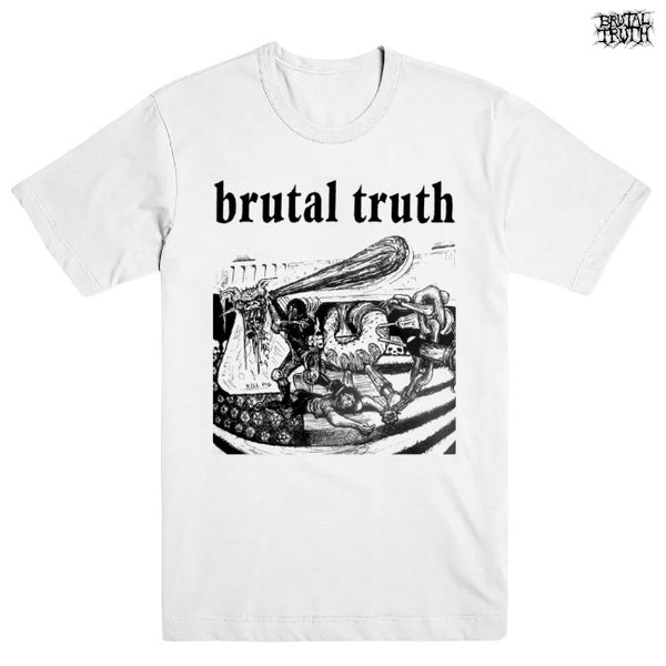 【お取り寄せ】Brutal Truth / ブルータル・トゥルース - KILL PIG Tシャツ (ホワイト)