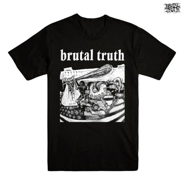 【お取り寄せ】Brutal Truth / ブルータル・トゥルース - KILL PIG Tシャツ (ブラック)