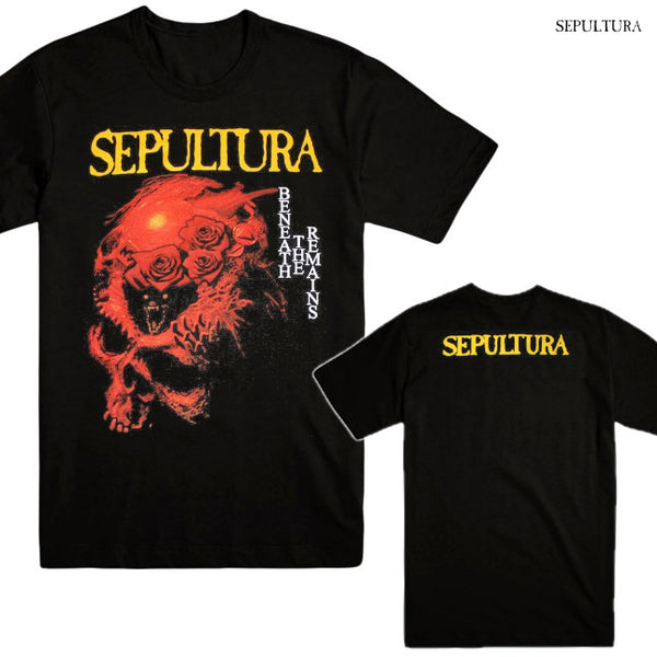 【お取り寄せ】Sepultura / セパルトゥラ - BENEATH THE REMAINS Tシャツ (ブラック)