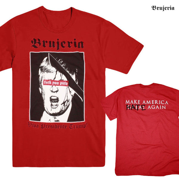【お取り寄せ】Brujeria / ブルヘリア - VIVA PRESIDENTE TRUMP Tシャツ (レッド)