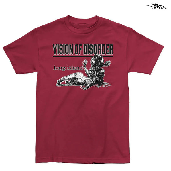 【お取り寄せ】Vision of Disorder / ヴィジョン・オブ・ディスオーダー - BLEEDER Tシャツ(カーディナル)