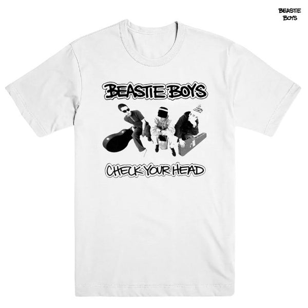 【お取り寄せ】Beastie Boys /ビースティー・ボーイズ - CHECK YOUR HEAD Tシャツ (ホワイト)