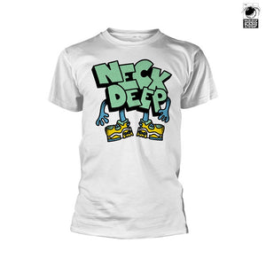【お取り寄せ】Neck Deep /ネックディープ - TEXT GUY Tシャツ(ホワイト)