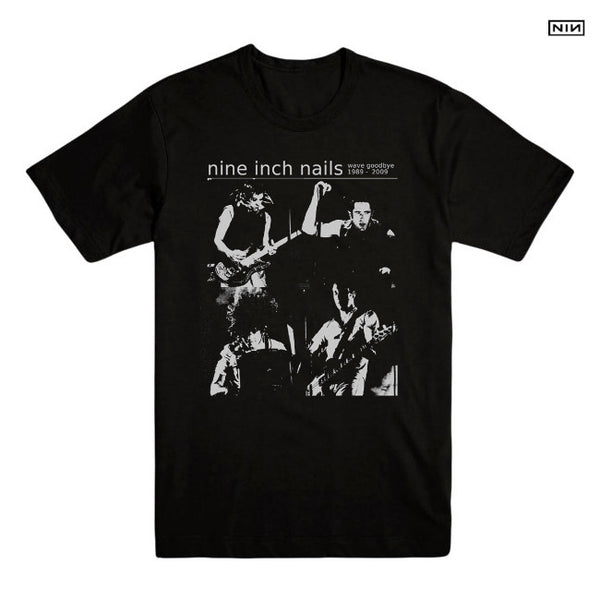 【お取り寄せ】Nine Inch Nails / ナイン・インチ・ネイルズ - WAVE GOODBYE Tシャツ(ブラック)