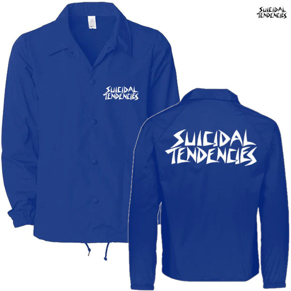 【お取り寄せ】【期間限定】Suicidal Tendencies /スイサイダル・テンデンシーズ - ST Logo コーチジャケット(ブルー)