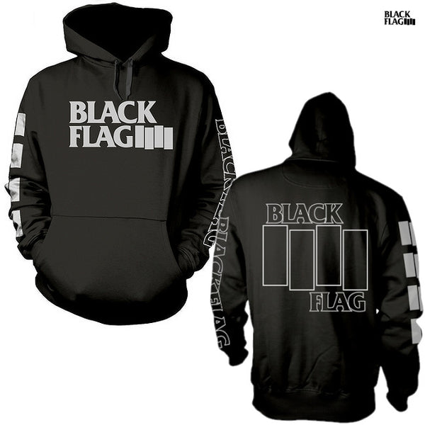 【お取り寄せ】Black Flag / ブラック・フラッグ - LOGO プルオーバーパーカー(ブラック)