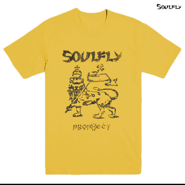 【お取り寄せ】Soulfly / ソウルフライ - PROPHECY Tシャツ (イエロー)