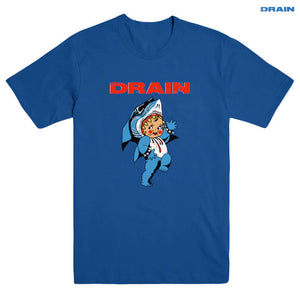 【お取り寄せ】Drain / ドレーン - Sharkbaby Tシャツ (ブルー)