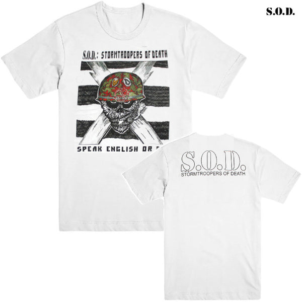 【お取り寄せ】S.O.D. / ストームトゥルーパーズ・オブ・デス - STORMTROOPERS OF DEATH Tシャツ (ホワイト)