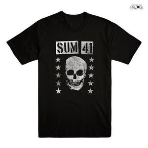 【お取り寄せ】SUM 41 / サム・フォーティーワン - GRINNING SKULL Tシャツ (ブラック)