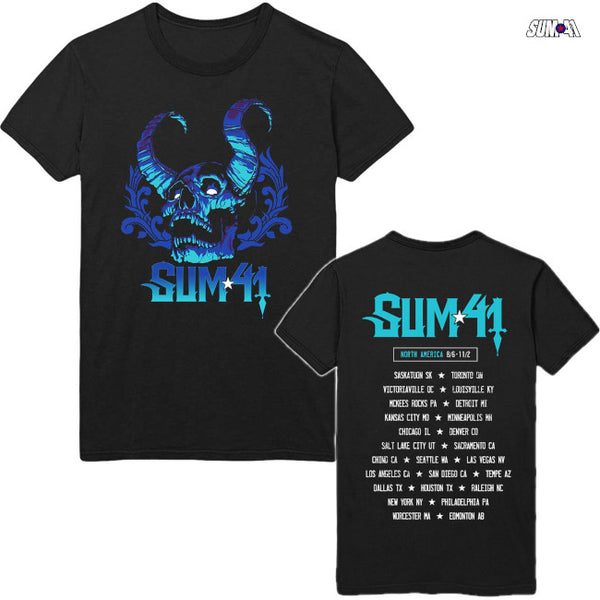 【お取り寄せ】SUM 41 / サム・フォーティーワン - BLUE DEMON Tシャツ (ブラック)