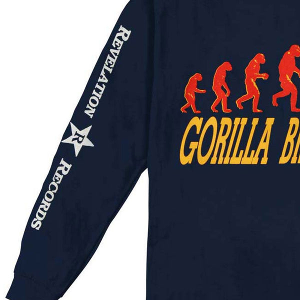 【即納】Gorilla Biscuits /ゴリラ・ビスケッツ - Start Today ロングスリーブ・長袖シャツ(ネイビー)