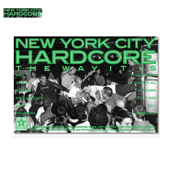 【即納】【折り畳み発送】V/A NEW YORK CITY HARDCORE / THE WAY IT IS ポスター