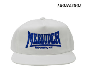 【品切れ】【即納】Merauder /メラウダー - Demo Logo スナップバック・キャップ(ホワイト)