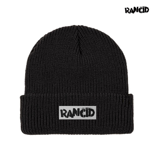 【即納】RANCID / ランシッド - Logo ビーニー・ニット帽・ニットキャップ (ブラック)