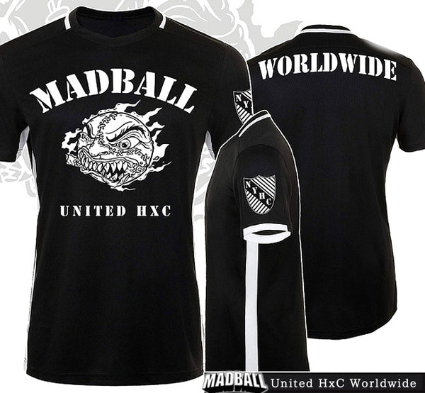 【即納】Madball / マッドボール - United HxC Worldwide サッカージャージ(ブラック)