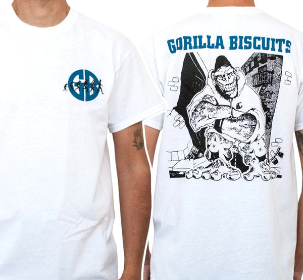 【お取り寄せ】Gorilla Biscuits / ゴリラ・ビスケッツ - City EP Tシャツ(ホワイト)