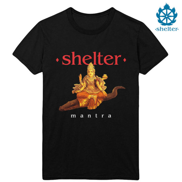 【即納】【廃盤】【早い者勝ち！】Shelter /シェルター - Ganga Devi Tシャツ(ブラック)