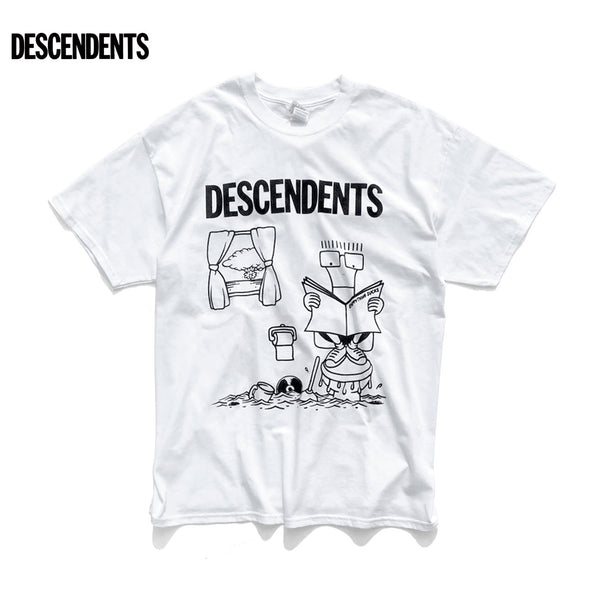 【ラスト1枚】【早い者勝ち！】Descendents /ディセンデンツ - Everything Sucks フルアート Tシャツ(ホワイト)
