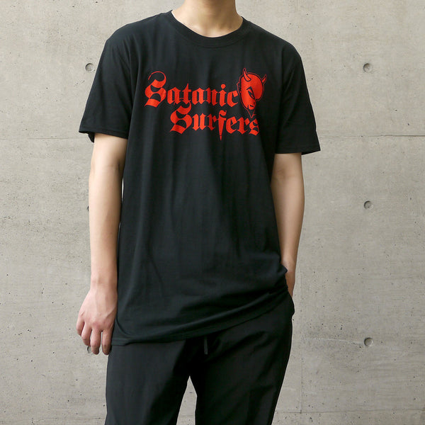 【即納】Satanic Surfers / サタニック・サーファーズ - DEVIL LOGO Tシャツ(ブラック)