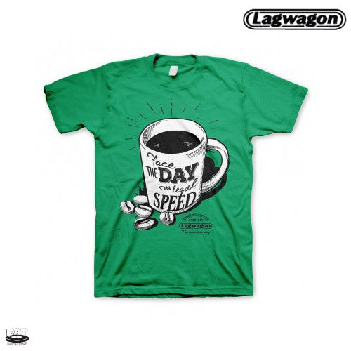 【即納】【ラスト1枚】Lagwagon / ラグワゴン - Legal Speed Tシャツ (グリーン)
