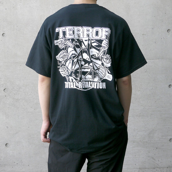 【即納】【廃盤】【早い者勝ち！】Terror / テラー - Total Retaliation Glass Tシャツ(ブラック)