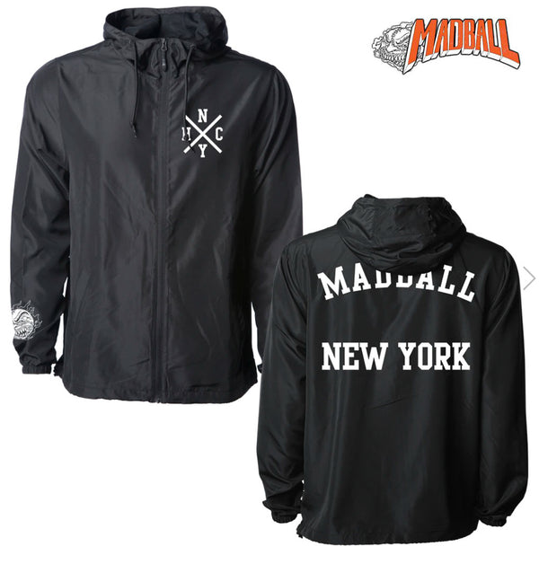 【即納】【廃盤】【早い者勝ち！】Madball / マッドボール - New York Arch Full Zip Jacket (ブラック)