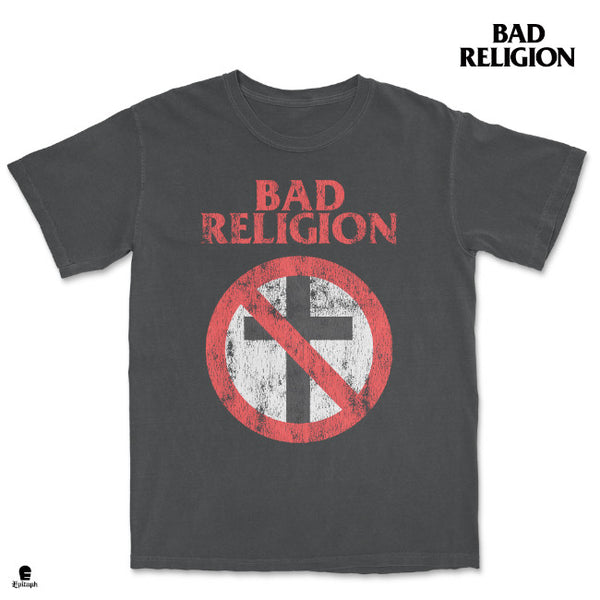 【即納】【廃盤】Bad Religion / バッド・レリジョン - Vintage Crossbuster Tシャツ(ヴィンテージブラック)