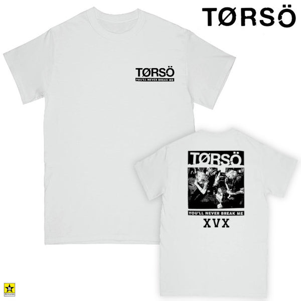 【お取り寄せ】TORSO / トルソ - YOU'LL NEVER BREAK ME Tシャツ(ホワイト)