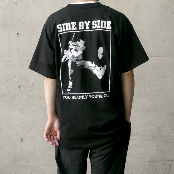 【即納】Side By Side / サイド・バイ・サイド - Live Photo Tシャツ(ブラック) ※union madeボディー