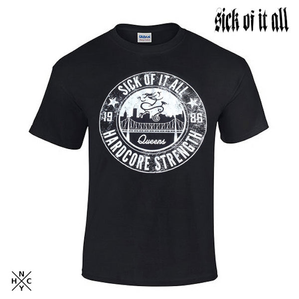 【お取り寄せ】Sick of It All / シック・オブ・イット・オール Strength Tシャツ(ブラック)