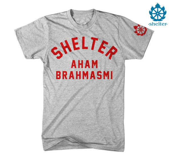 【お取り寄せ】Shelter /シェルター - Aham Brahasmi Tシャツ（グレー）