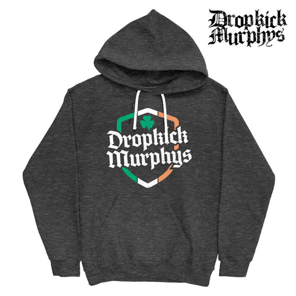 【お取り寄せ】Dropkick Murphys/ドロップキック・マーフィーズ - Ire Shield プルオーバーパーカー (チャコール)