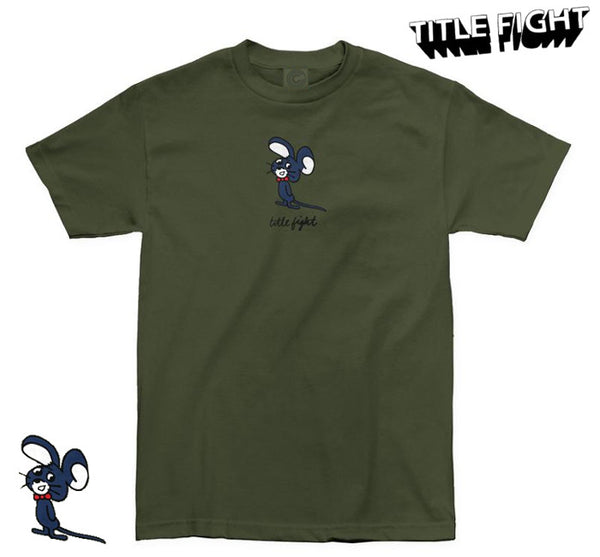 【お取り寄せ】Title Fight / タイトルファイト - Mouse Tシャツ(グリーン)