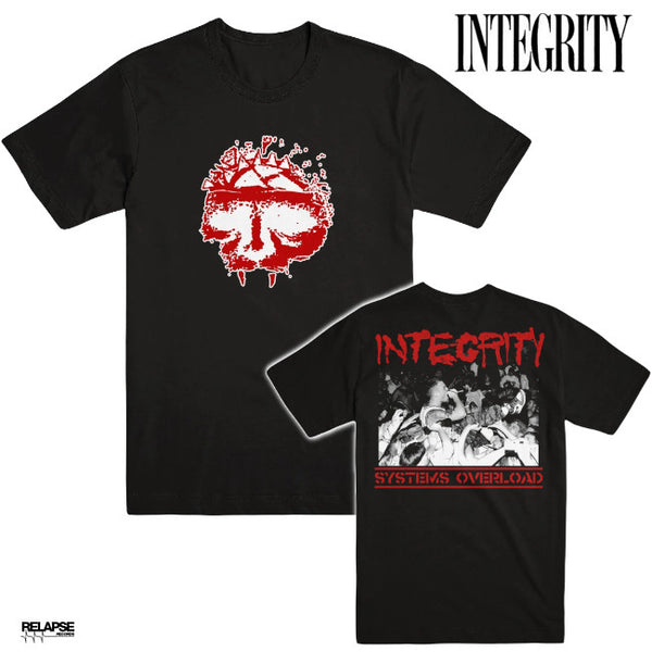 【お取り寄せ】INTEGRITY /インテグリティ - SYSTEMS OVERLOAD Tシャツ(ブラック)