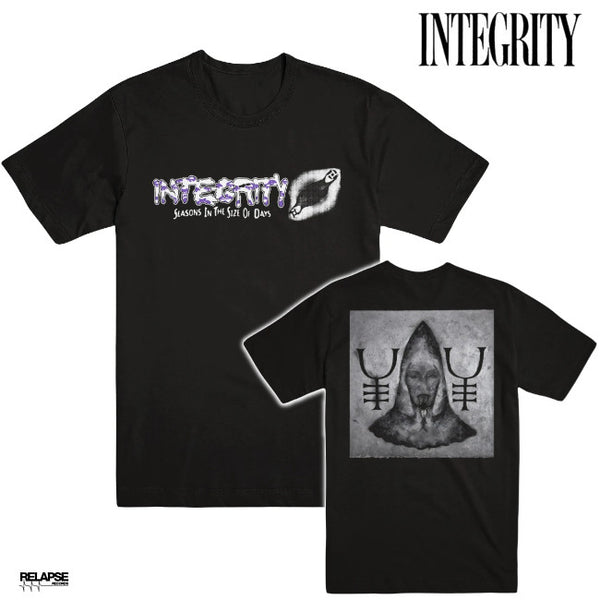 【お取り寄せ】INTEGRITY /インテグリティ - SEASONS IN THE SIZE OF DAYS Tシャツ(ブラック)