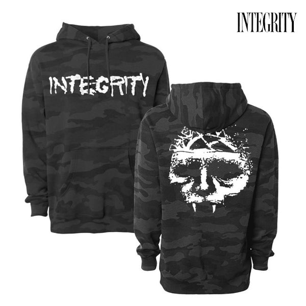 【お取り寄せ】INTEGRITY /インテグリティ - Skull Logo プルオーバーパーカー(迷彩)