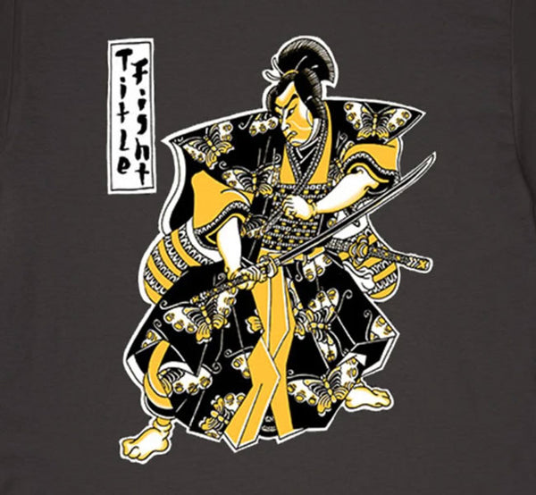 【即納】Title Fight / タイトルファイト - SAMURAI Tシャツ(ブラック)