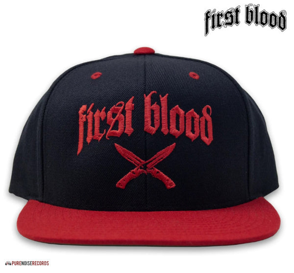 【お取り寄せ】First Blood /ファーストブラッド - Knives スナップバック・キャップ(ブラック)