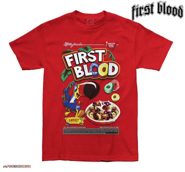【即納】【廃盤】【早いもの勝ち！】First Blood /ファーストブラッド - Fruit Loops Tシャツ(レッド)