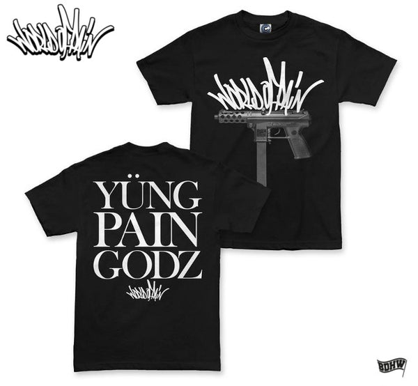 【お取り寄せ】World Of Pain / ワールド・オブ・ペイン - Yung Pain Tシャツ(ブラック) 4XLあり
