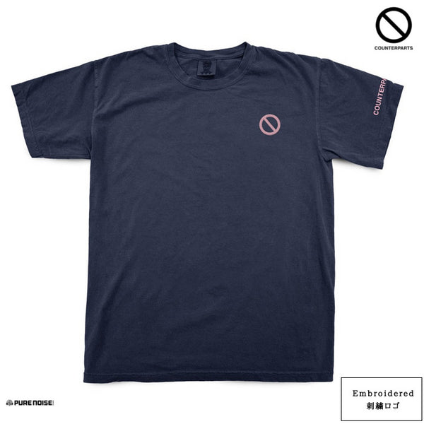 【お取り寄せ】Counterparts /カウンターパーツ - Not You 刺繍ロゴ Tシャツ4XLあり