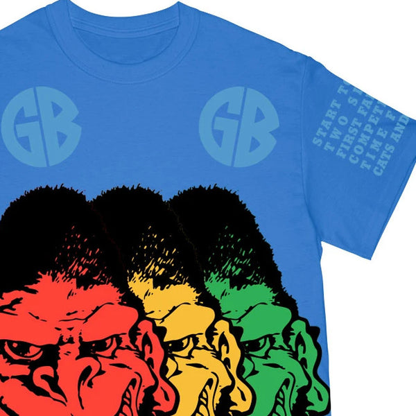 【在庫限り】Gorilla Biscuits /ゴリラ・ビスケッツ - GORILLA THREE WAYS 2021 Tシャツ(ブルー)