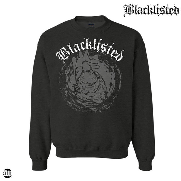 【お取り寄せ】Blacklisted / ブラックリステッド - HEART クルーネック・トレーナー(ブラック)