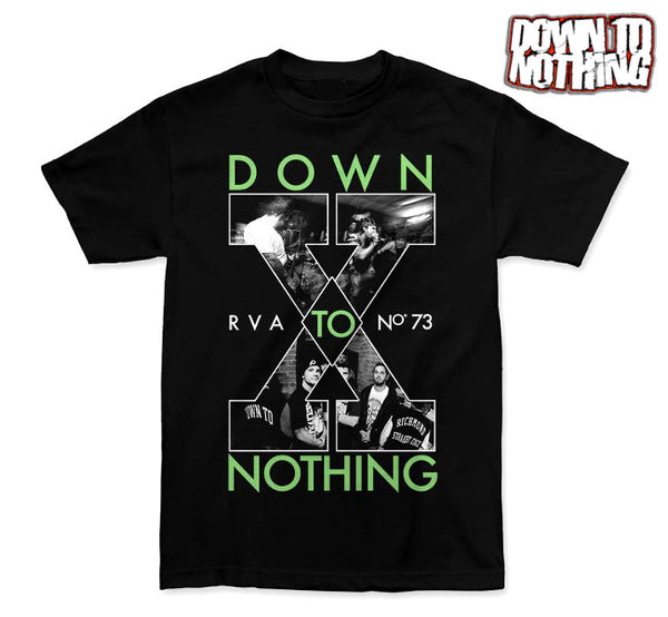 【お取り寄せ】Down To Nothing / ダウン・トゥー・ナッシング - No. 73 Tシャツ(ブラック)　4XLあり